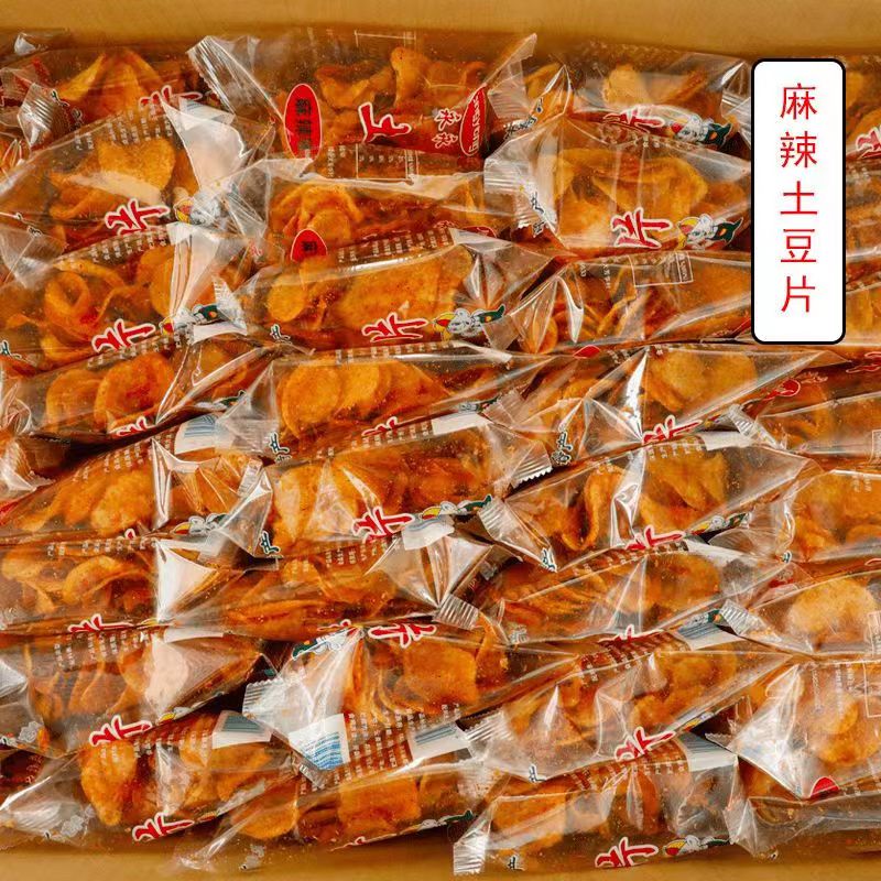新疆西藏包邮麻辣土豆片贵州云南特产网红一大箱零食便宜小零