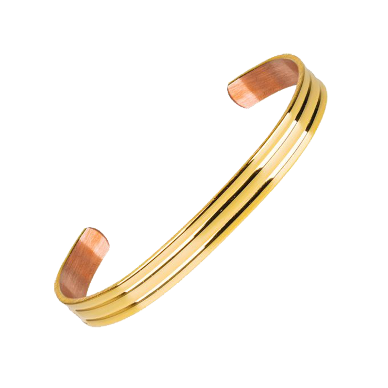 英国Sabona沙保娜镀金磁性铜手镯关节疼痛保健能量手环B-Classic