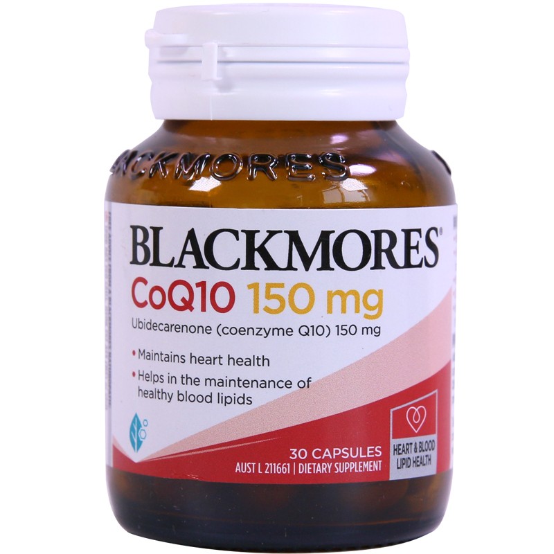 澳洲BLACKMORES辅酶Q10胶囊150mg 澳佳宝心脏保健品30粒护心宝