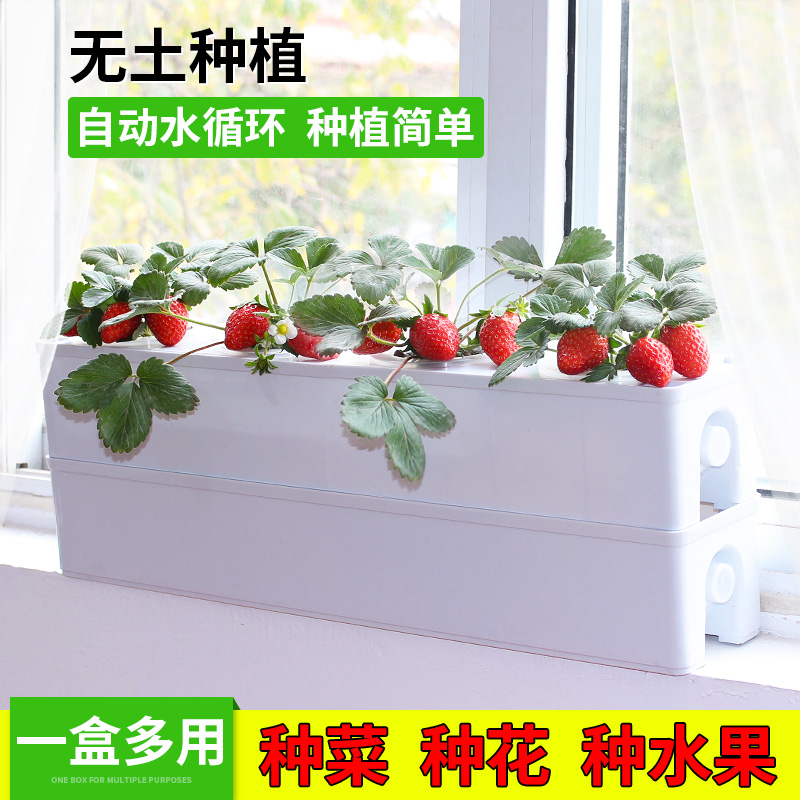 新款家庭阳台种菜神器无土栽培自动浇灌蔬菜种植机家用水培种植箱
