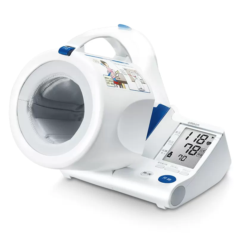欧姆龙血压计HEM-1000家用可动臂筒式医用精准智能电子血压测量仪