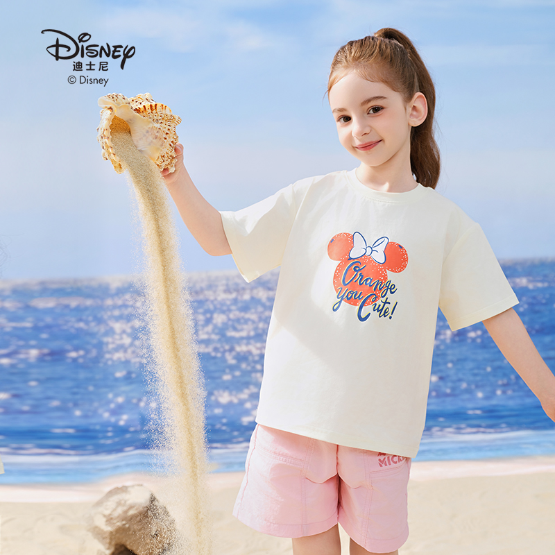 迪士尼儿童短袖潮流夏季透气薄款YYT24L000