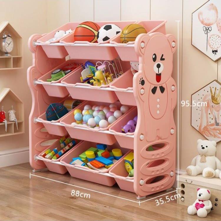 幼儿园玩具收纳架儿童玩具收纳柜置物架多层分类整理箱储物柜神器