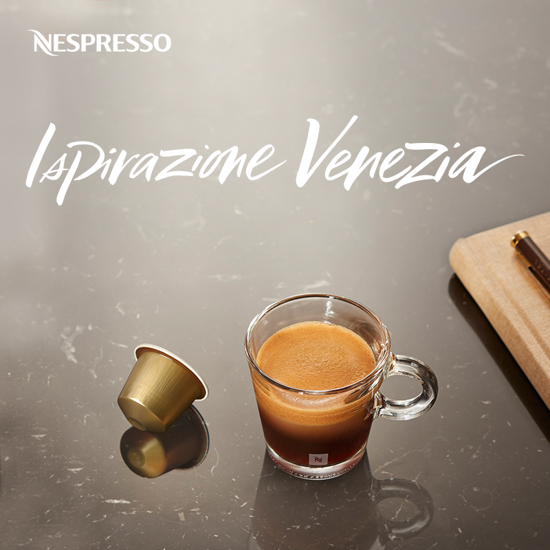 NESPRESSO奈斯派索胶囊咖啡 威尼斯瑞士进口意式浓缩黑咖啡10颗装