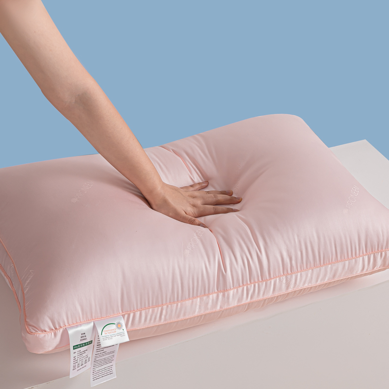 超柔美容玻尿酸枕芯羽丝绒枕头一只护颈枕双人保健枕纤维枕单人