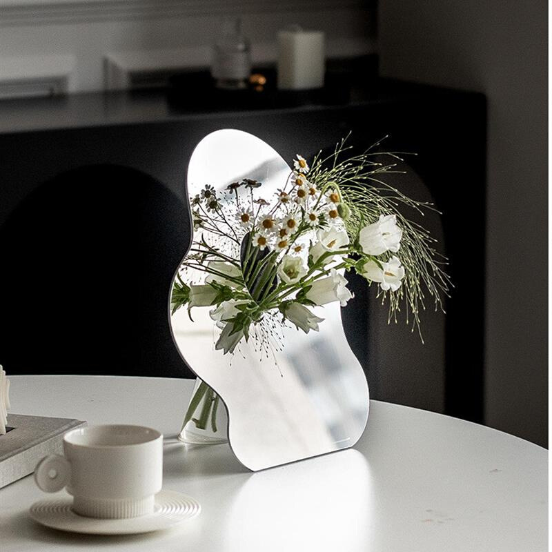 2024新款北欧现代亚克力创意花瓶花器简约插花玄关客厅艺术装饰摆