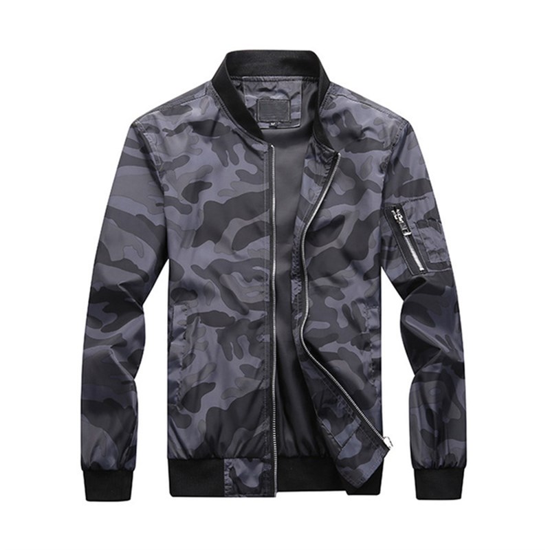 新品Quality Men's Camouflagex Zipper Jackets Male Coats Camo