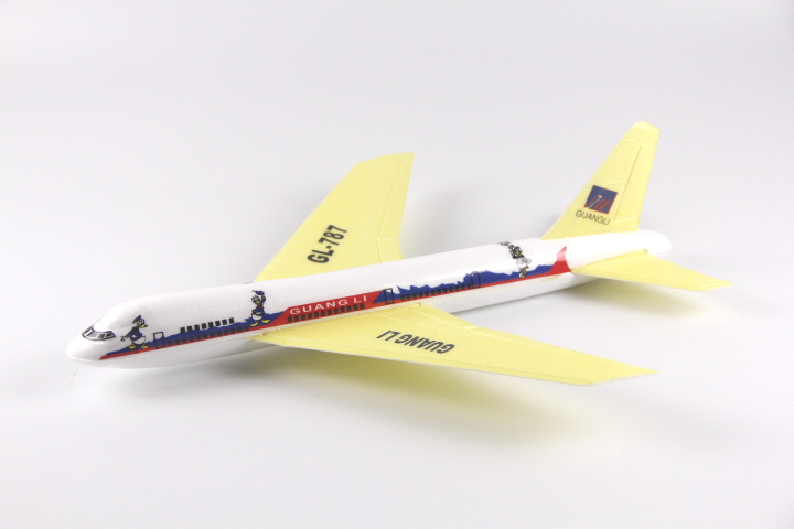 广利黄鹂手掷仿真模型飞机 飞北航模比赛器材飞机模型拼装滑翔机