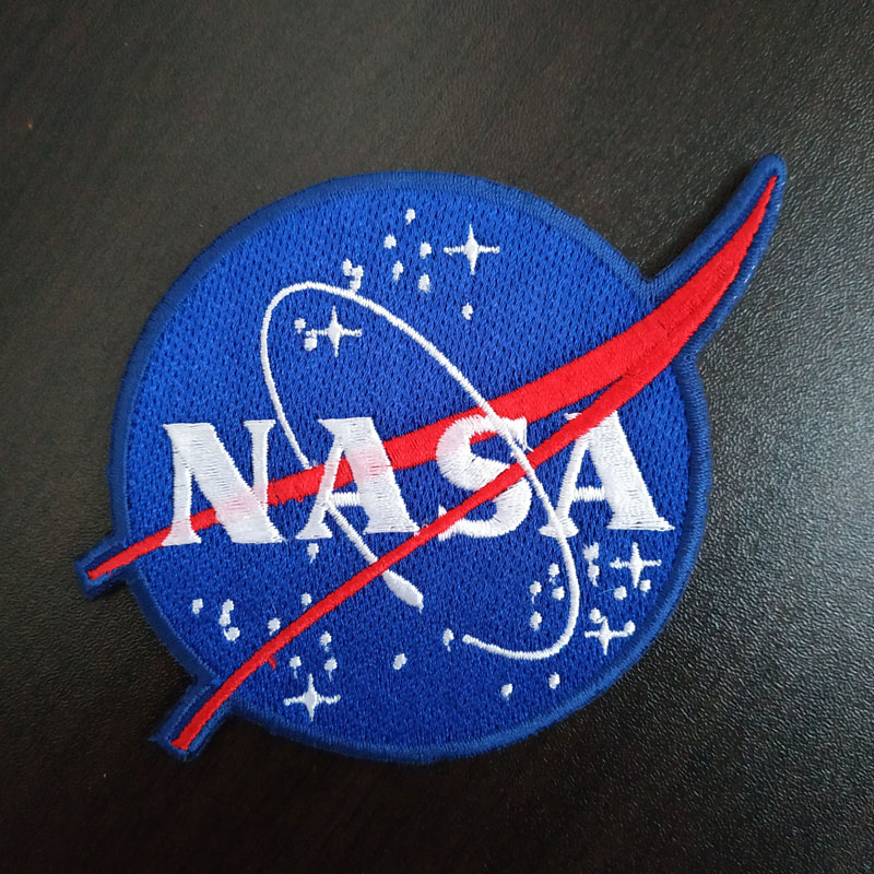NASA 航空补丁贴章太空总署臂章阿波罗航天飞机刺绣魔术贴章胸章