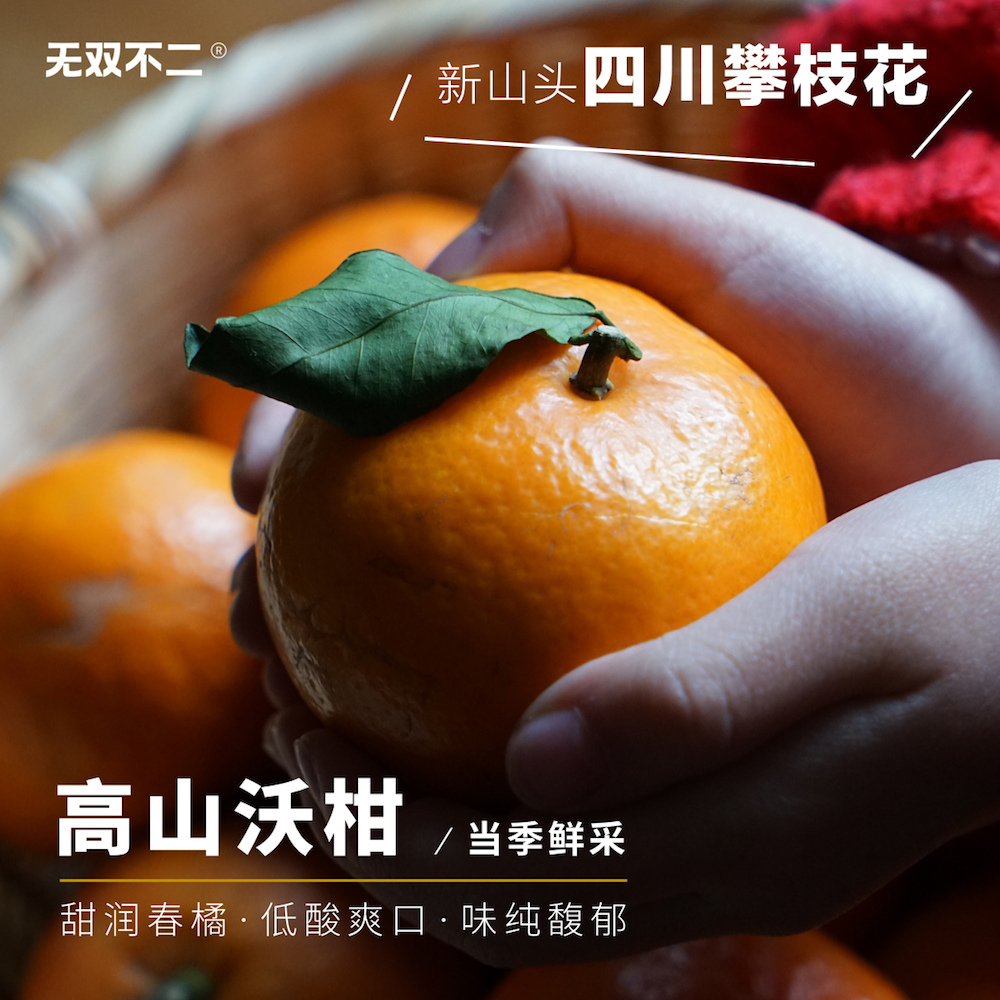 无双不二四川高山沃柑正宗产地直发当季新鲜水果现摘孕妇柑橘橙子