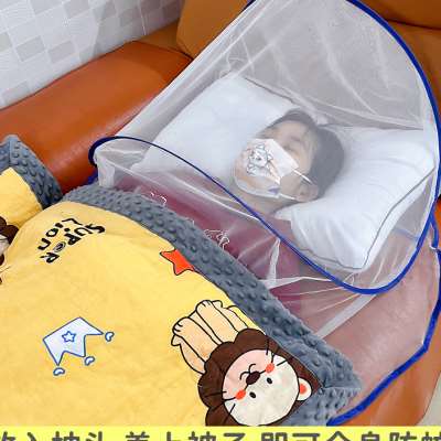 防蚊罩头部旅行出差防蚊虫便携式免安装儿童婴儿小蚊帐迷你可折叠