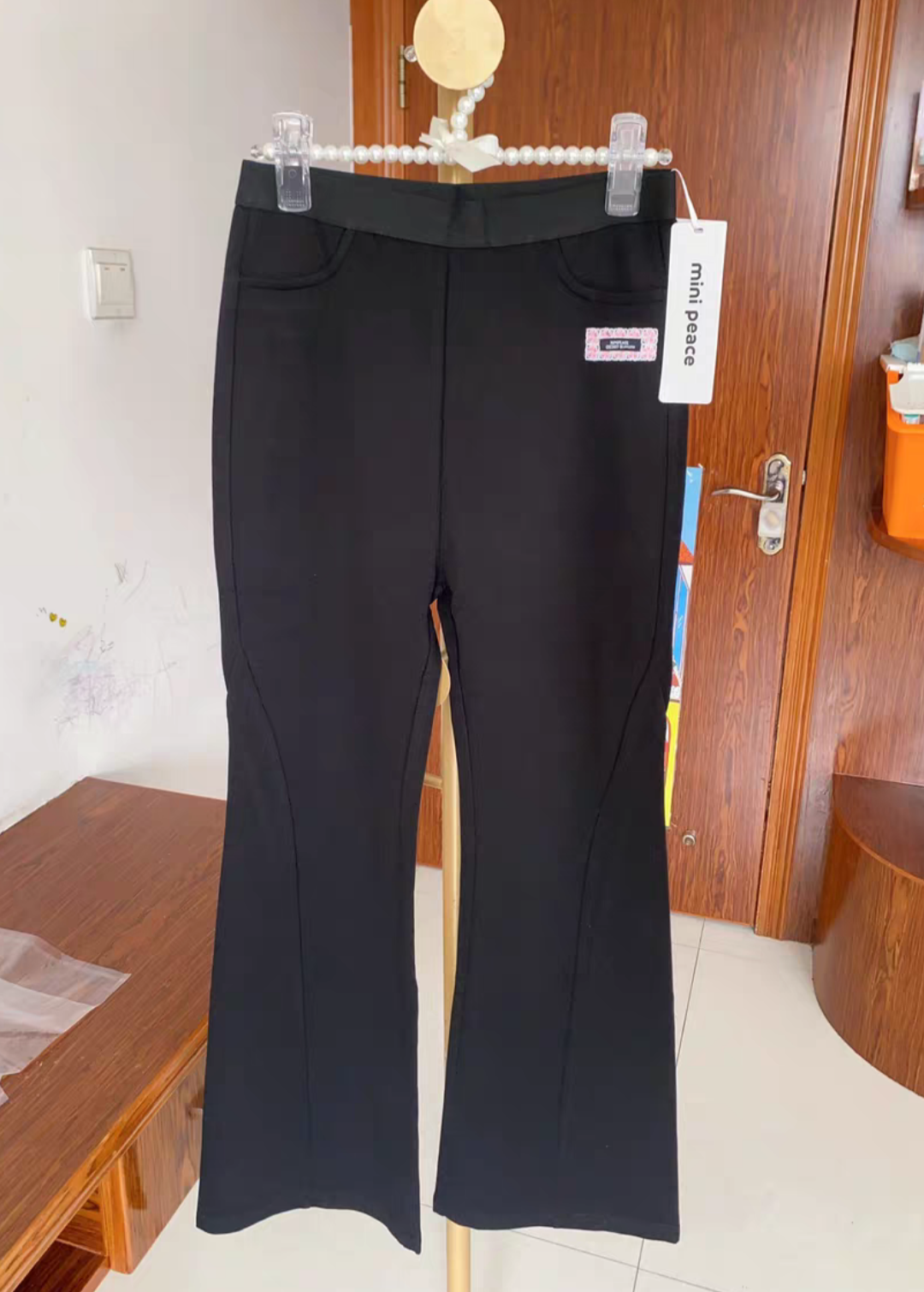F2GHD2A15 mini太平niao正品女童喇叭裤薄款长裤夏季