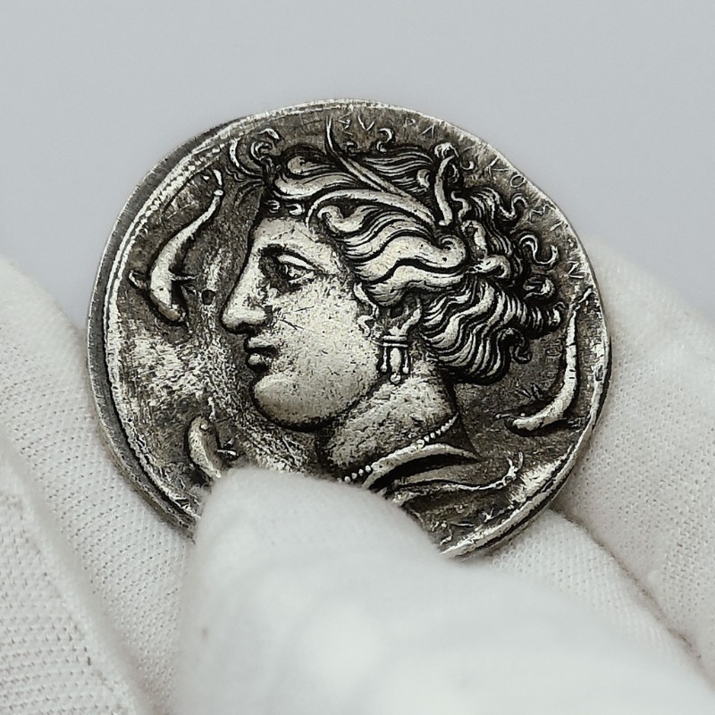 现货速发仿古希腊银币荷马史诗神话古硬币 月亮女神太阳神宙斯星