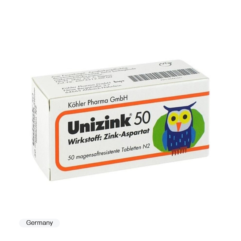Unizink 儿童孕妇补锌肠溶片50粒增加免疫力