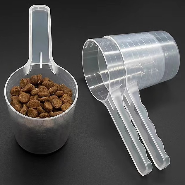 大号量勺50g100毫升透明量勺猫粮狗粮定量勺多功能食品级刻度勺子