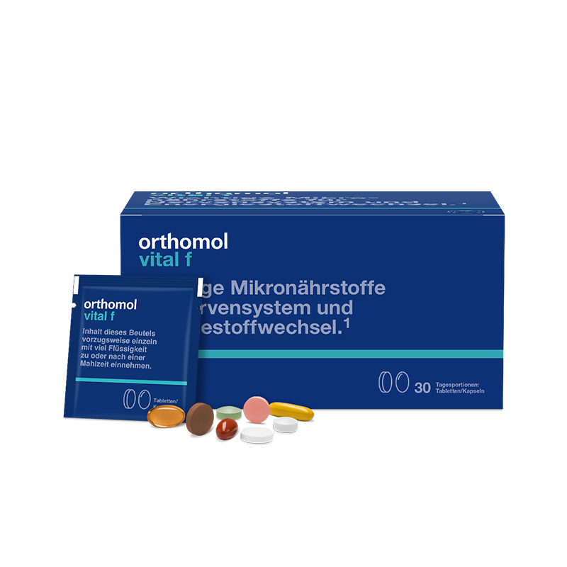 德国Orthomol复合维生素女士保健品矿物质B族多维女性综合营养包