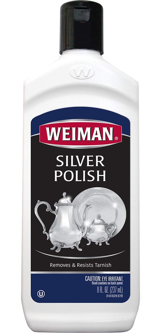 现货Weiman Silver Polish and Cleaner - 8 Ounce - Clean Shine