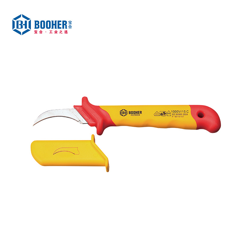宝合(BOOHER)双色绝缘镰刀型电缆刀50x180MMBH0229004/BH0229003