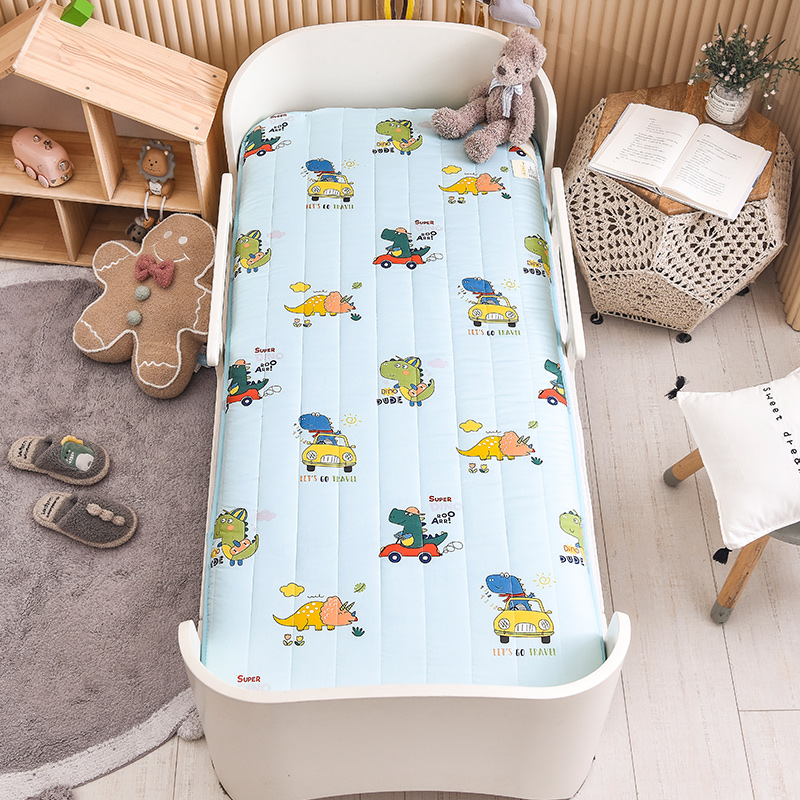 婴儿床垫可水洗透气加厚保暖儿童幼儿园午睡垫褥春秋夏两用垫被子