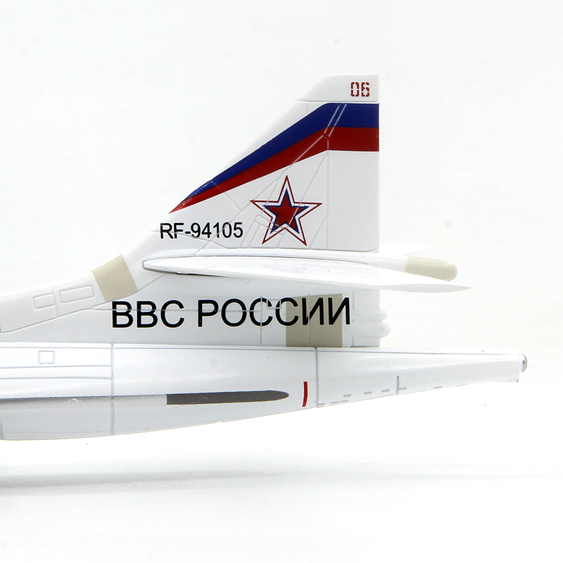 高档WLTK俄罗斯TU-160白天鹅远程战略轰炸机 图160合金飞机模型1/