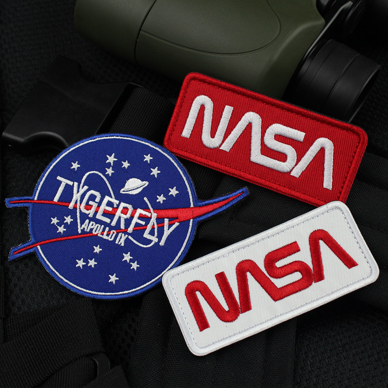 阿波罗太空总署魔术贴NASA刺绣魔术贴章个性背包贴章臂章衣服补丁