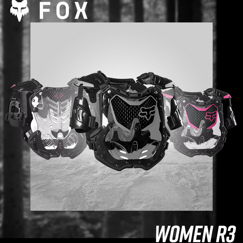 女式越野护甲FOX WMN R3女款越野护胸护背专业女性越野防护胸甲