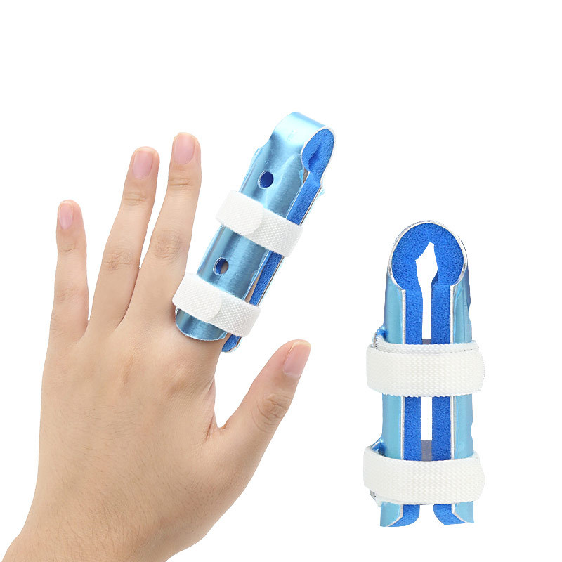二片手指骨折固定夹板 伸直护指保护套 手指关节矫正器脱位固定