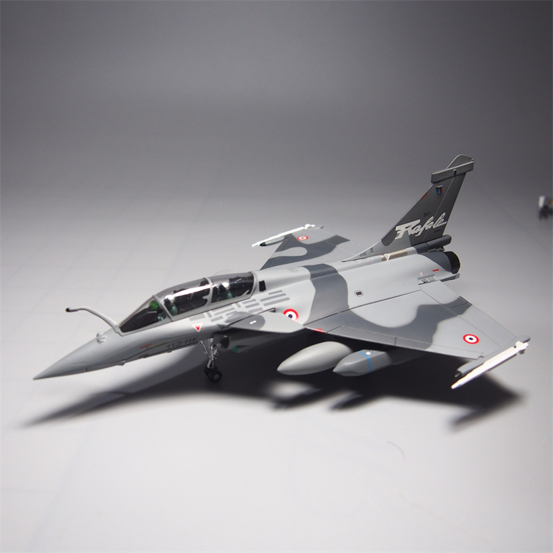 新款1:72达索阵风B飞机模型玩具战斗机合金仿真军事摆件法国空军