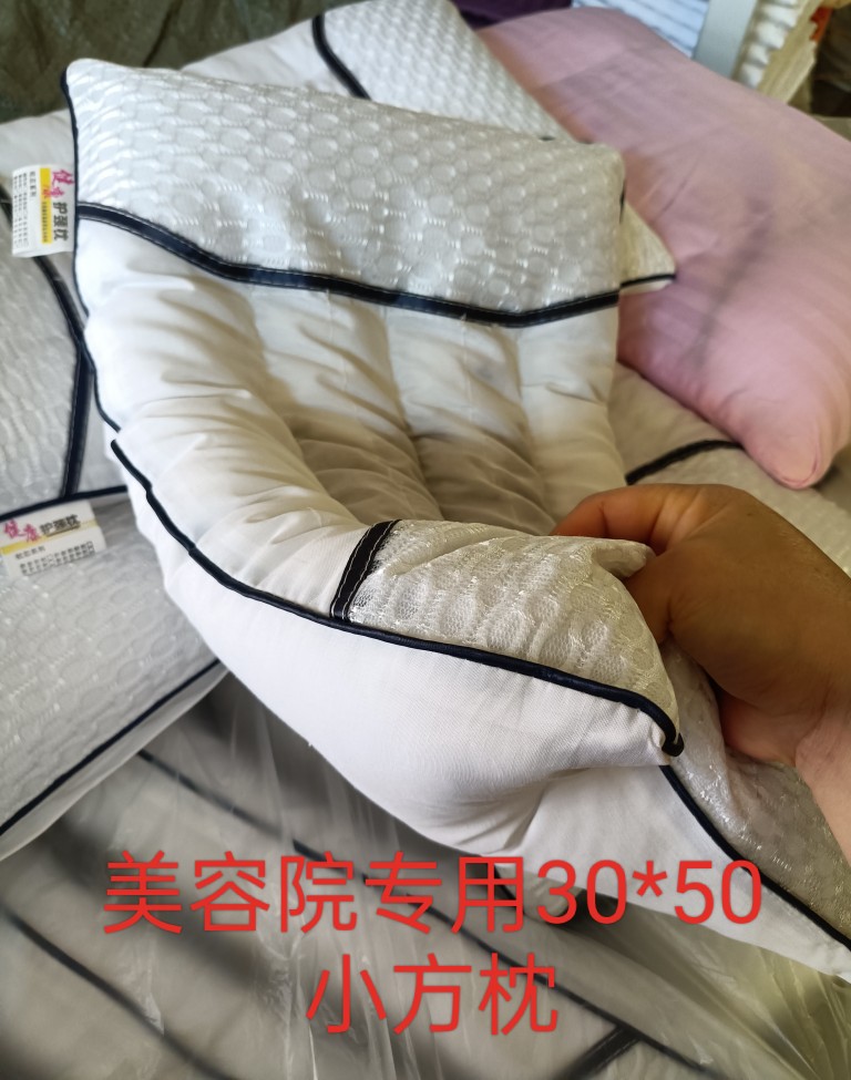 超值小枕头不变型美容院床专用30x50决明孑保健枕芯全棉枕套包邮