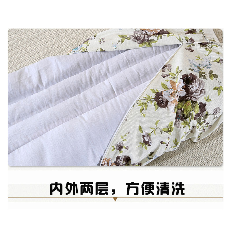 灵荞荞麦壳颈椎枕头家用成人护颈枕修复脊椎纯棉枕套苦荞壳保健枕