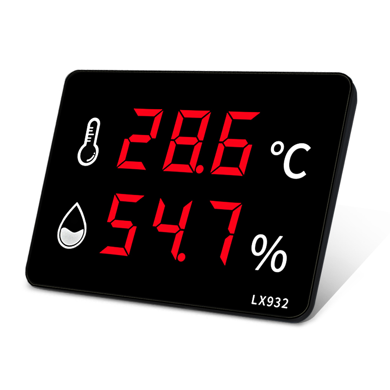 乐享干温度湿度计表养殖场工业大棚农业专用显示仪器高精度LX932