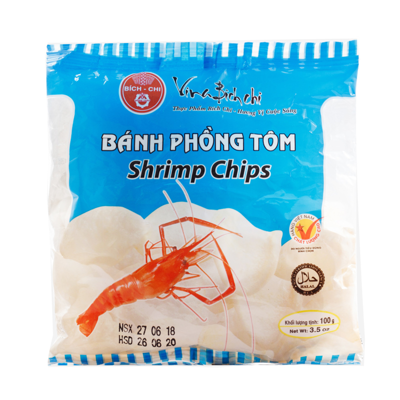 越南进口碧芝虾片生虾片印尼泰国虾片膨化食品虾片自己炸原味