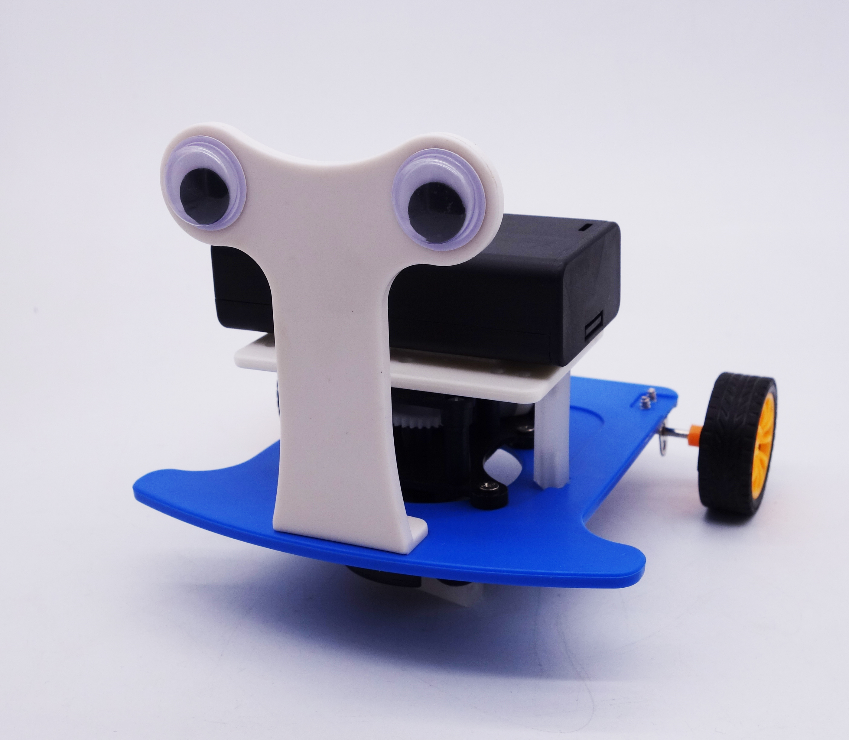 儿童益智教具科技小制作发明避障机器人科学实验套装DIY手工器材