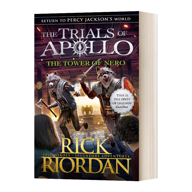 The Tower of Nero The Trials of Apollo Book 5 阿波罗的审判5 尼禄塔 Percy Jackson 波西杰克逊第五季 英文原版儿童小说