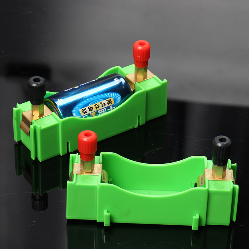 磁吸式1号电池盒大号初中物理电学电路实验教学演示器材教具仪器