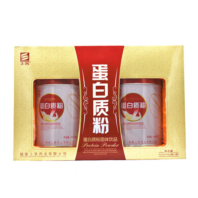 上普 蛋白质粉 800g（400g/罐*2罐）礼盒装送成人中老年营养礼品