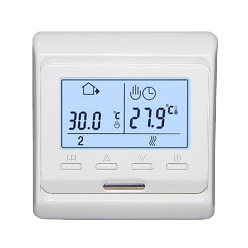 新款水电地暖温控器开关汗蒸房电热板智能采暖可调温度控制器恒