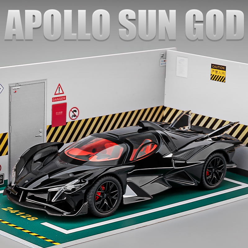 新款阿波罗太阳神模型合金仿真收藏摆件男孩超级跑车汽车模型玩具