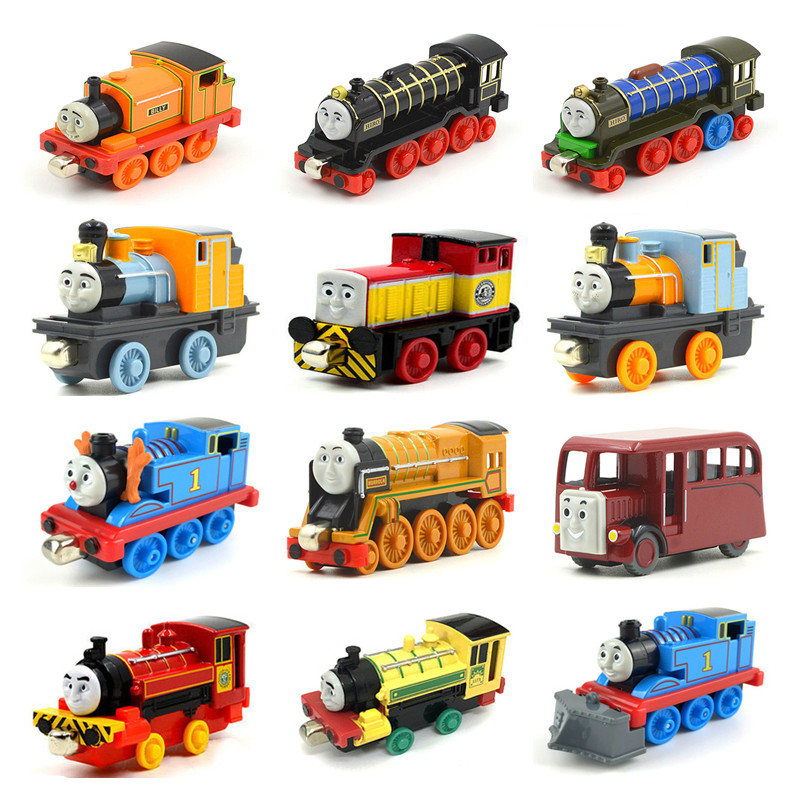 合金磁性小火车稀有款黑色西诺洛奇维多但什班什比利儿童玩具小车