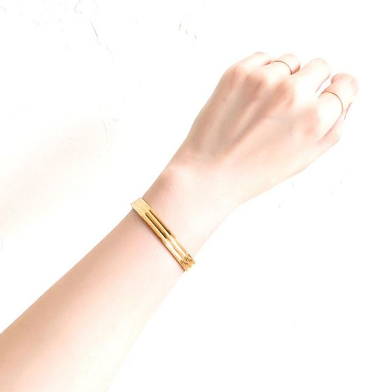 英国Sabona沙保娜镀金磁性铜手镯关节疼痛保健能量手环B-Classic