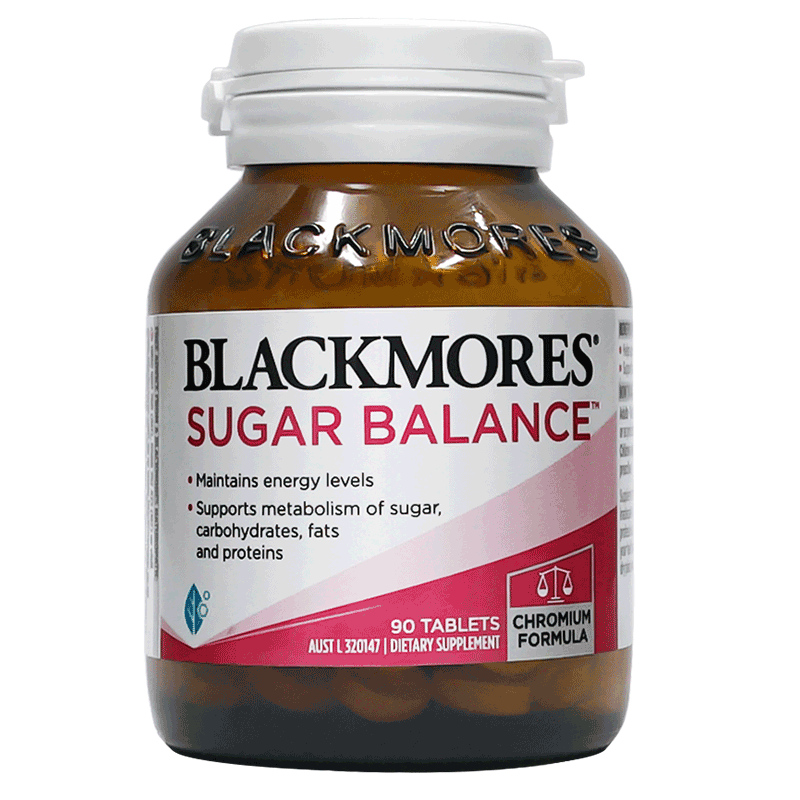 Blackmores澳佳宝血糖平衡片90片手霜洁面控制食欲饱腹减肥体重