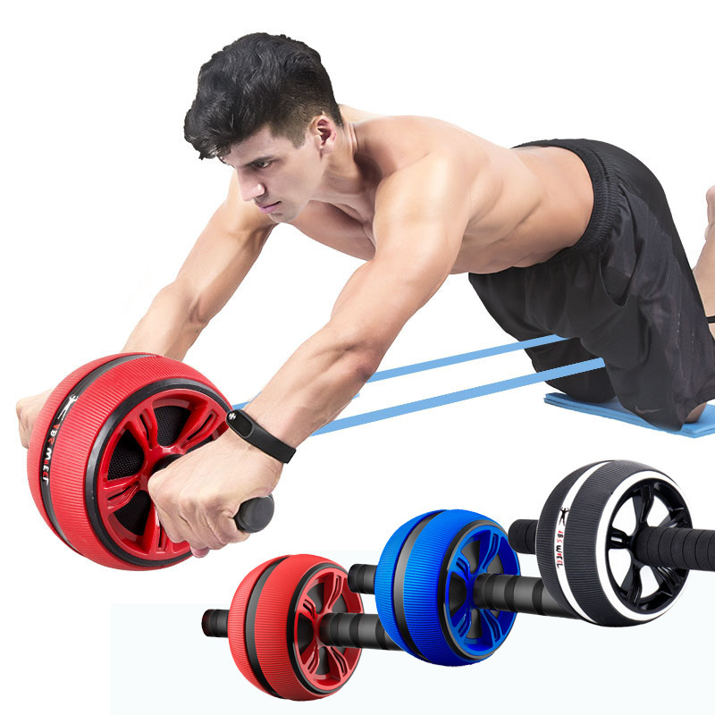 腹肌轮男女家用推腹轮健身器材健腹轮练腹肌滚轮减肥锻炼收腹器材