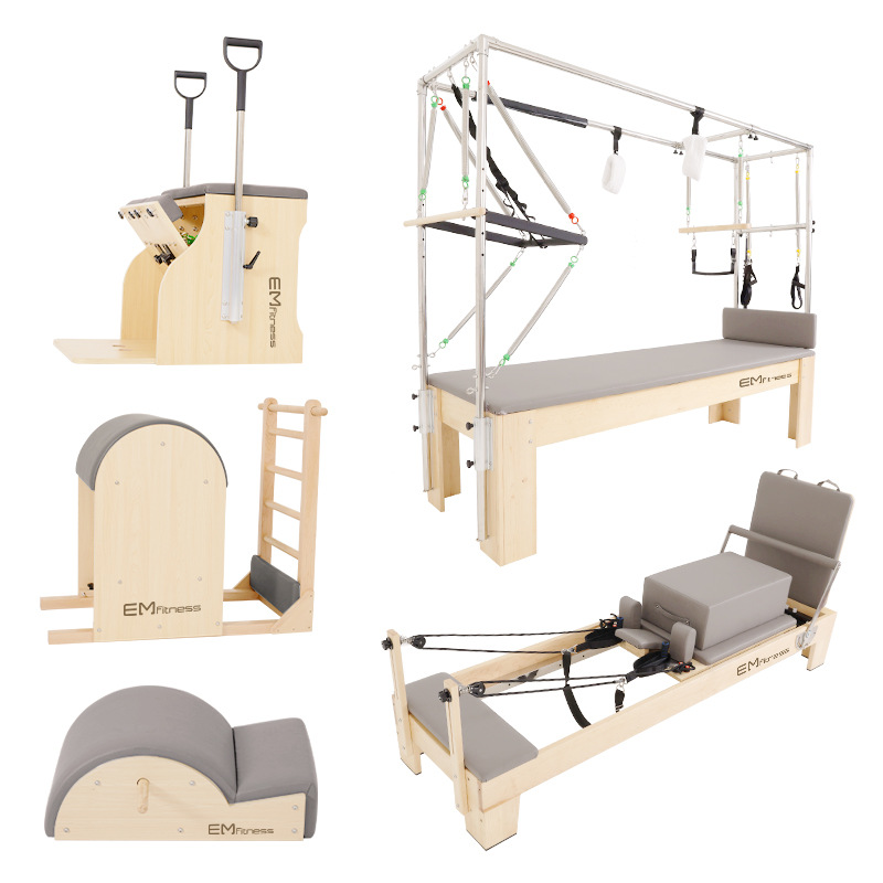 普拉提核心床五件套高架床滑动梯桶女子塑形瑜伽馆工作室健身器材