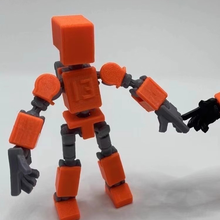 3D打印多关节可动趣味人偶机械风玩具解压迷你玩偶摆件生日礼物