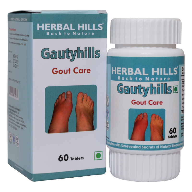 印度原装进口中老年herbalhills Gout Care 保健品一瓶装
