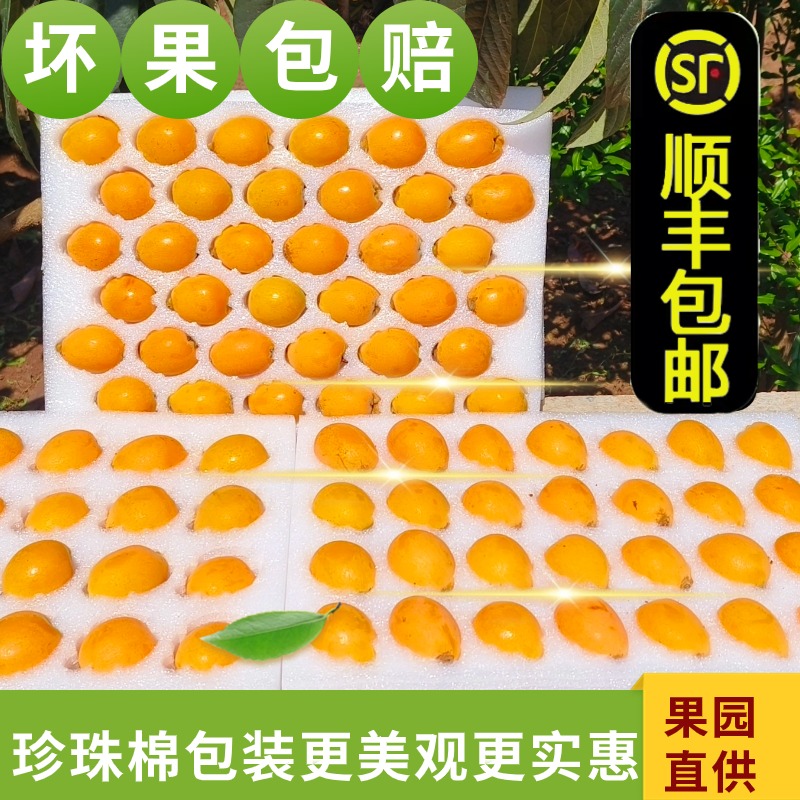 【顺丰速发】云南永善江边大五星甜枇杷2.5/5斤现摘现发孕妇水果