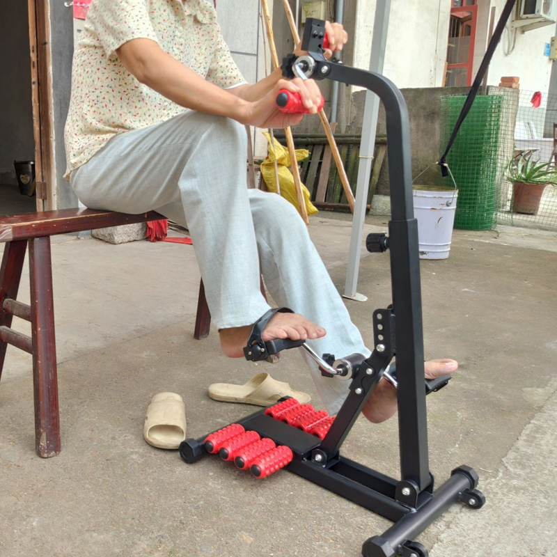 上下肢康复训练器材老人室内锻炼自行车家用单车脚踏机迷你健身车