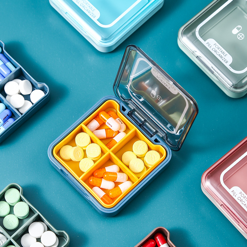 极速迷你小药盒便携分装一周7天旅行装分格盒随身薬物盒女可爱药