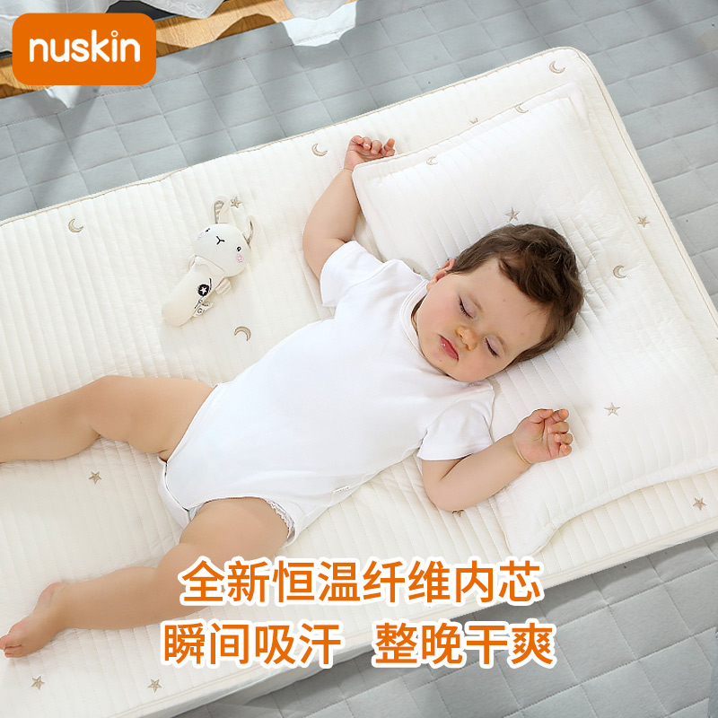 nuskin幼儿园床垫婴儿床褥垫新生儿褥子宝宝垫被纯棉保暖可拆洗