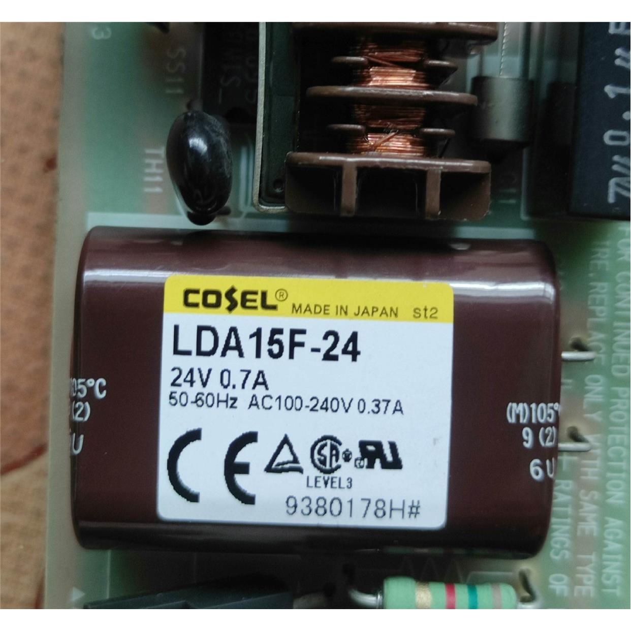 询价COSEL开关电源LDA15F-24原装进口拆机二手成色如新议价